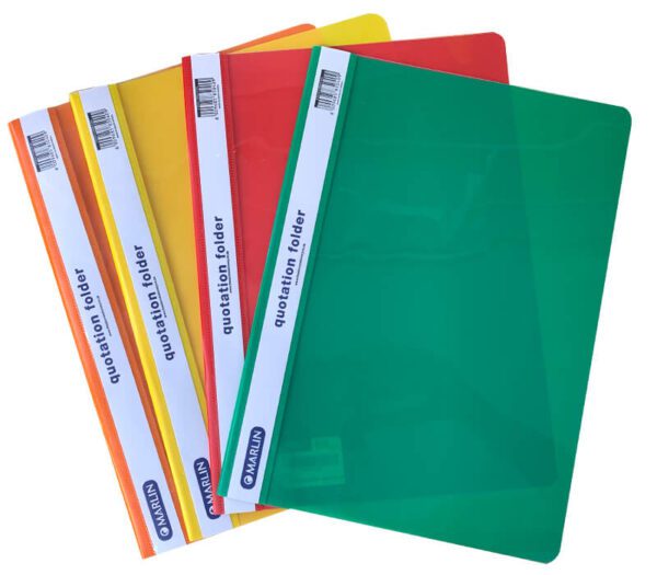 A4 QUOTATION FOLDER ASSORTED COLOURS