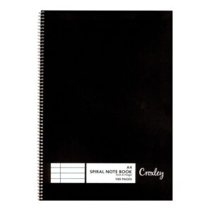 A4 SPIRAL BOUND 100 PAGES FEINT AND MARGIN NOTEBOOK