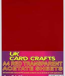ACETA TE SHEETS - A4  RED
