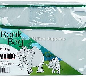 BOOK BAG VELCRO-GREEN