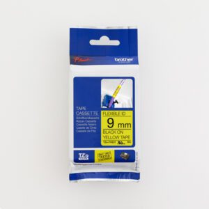 BROTHER TAPE TZ 9MM BLACK ON YELLOW