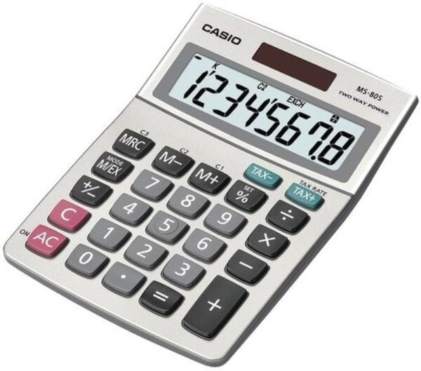 CASIO MS-805 TWO WAY POWER CALCULATOR