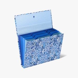 CONCERTINA BOX 1 COMPARTMENT 30MM -BLUE