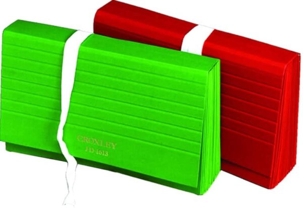 CONCERTINA BOX 1 COMPARTMENT 30MM -GREEN