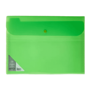 CONCERTINA FILE-MEECO TRANSPARENT GREEN