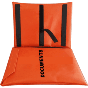 DOCUMENT WALLET BASTIAN PVC ORANGE