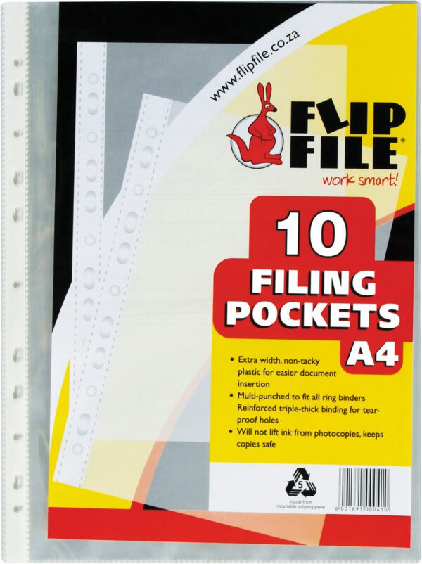 FLIP FILE A4 ALL OFFICE - 10 PAGES