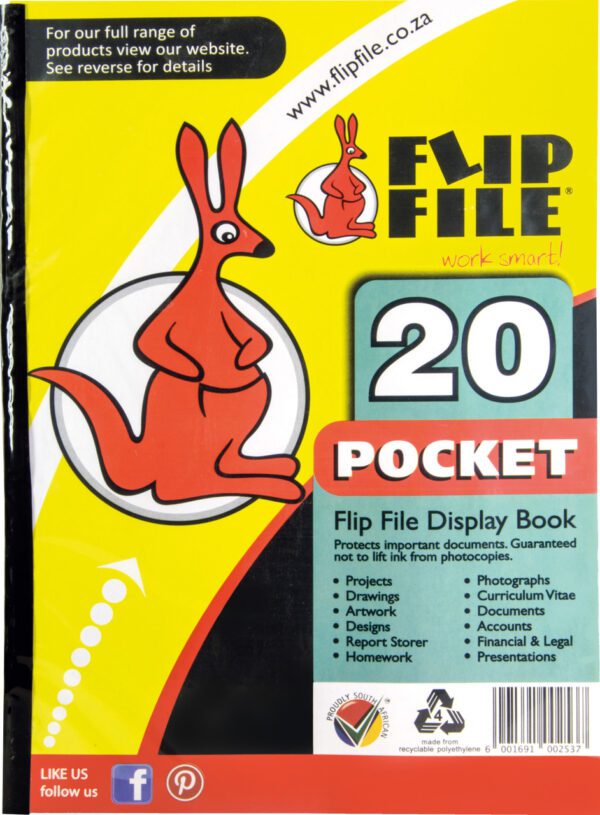 FLIP FILE A4 ALL OFFICE - 20 PAGES