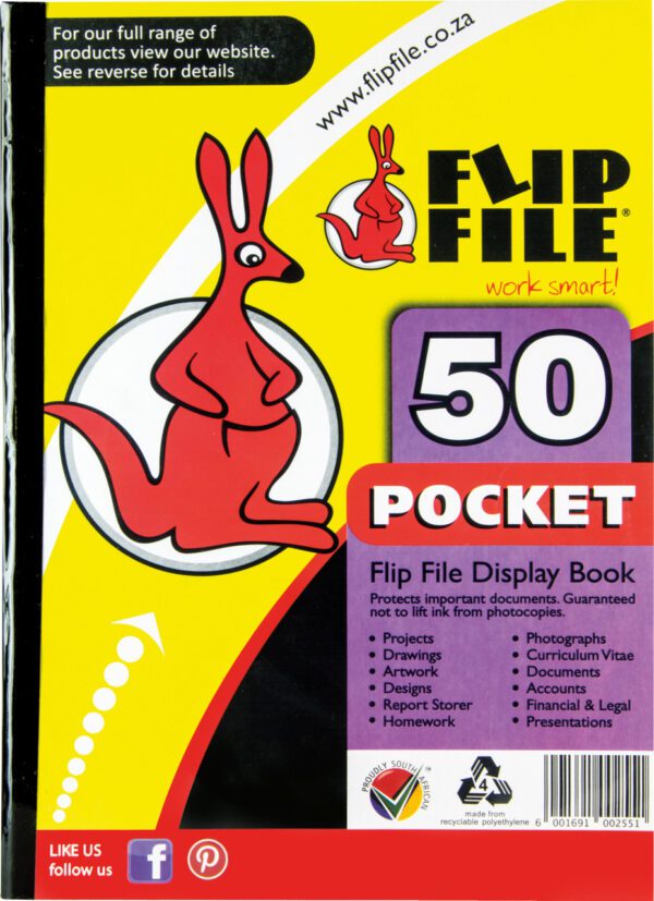 FLIP FILE A4 ALL OFFICE - 50 PAGES
