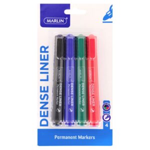 MARLIN PERMANENT MARKERS 4`S
