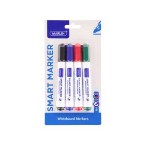 MARLIN WHITEBOARD MARKERS 4`S