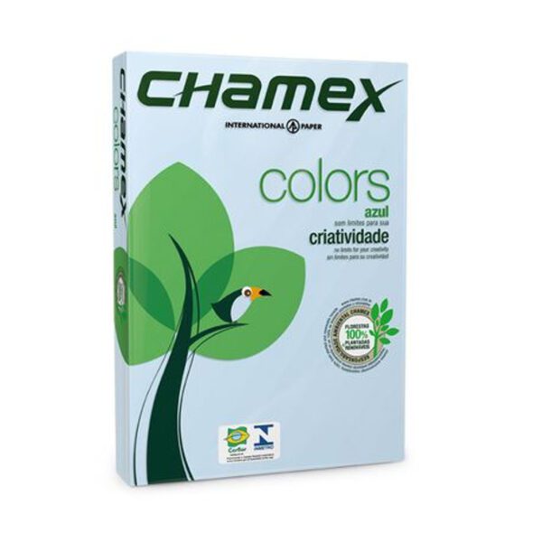PAPER A4 CHAMEX 75G BLUE