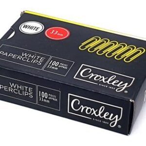 PAPER CLIPS  -  33MM WHITE ALL OFFICE
