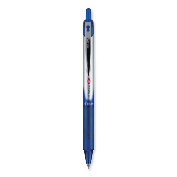 PILOT VBALL RETRACTABLE FINE-BLUE