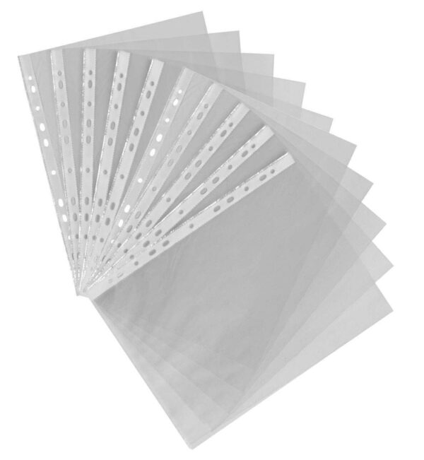 PLASTIC POCKET, A3 MULTI PUNCHED UPRIG