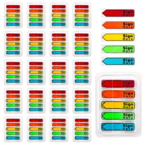 SIGN HERE STICKERS,DIFFERENT COLOURS