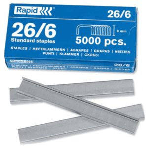STANDARD 26/6 STAPLETS