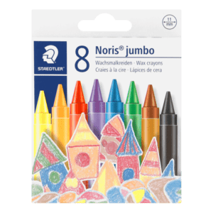 WAX CRAYONS - 8 PIECE SET