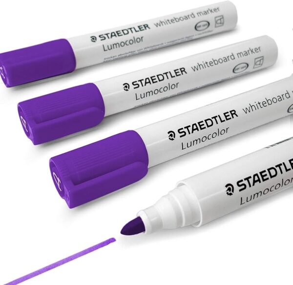 WHITE BOARD MARKER 4 STATIONERY PURPLE